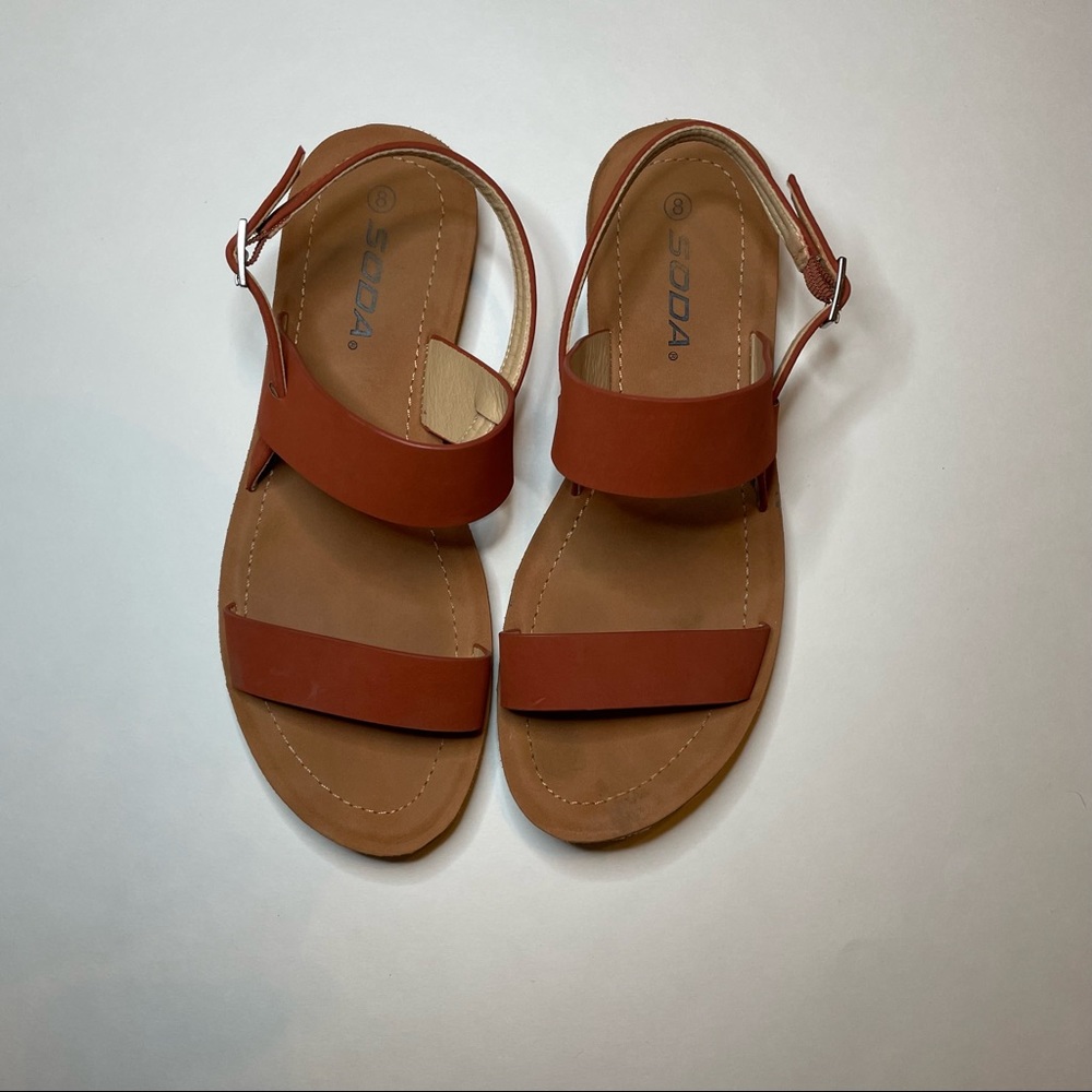 Red/Orange Soda Sandals